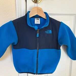The North Face Black and Blue Infant Denali Jacket